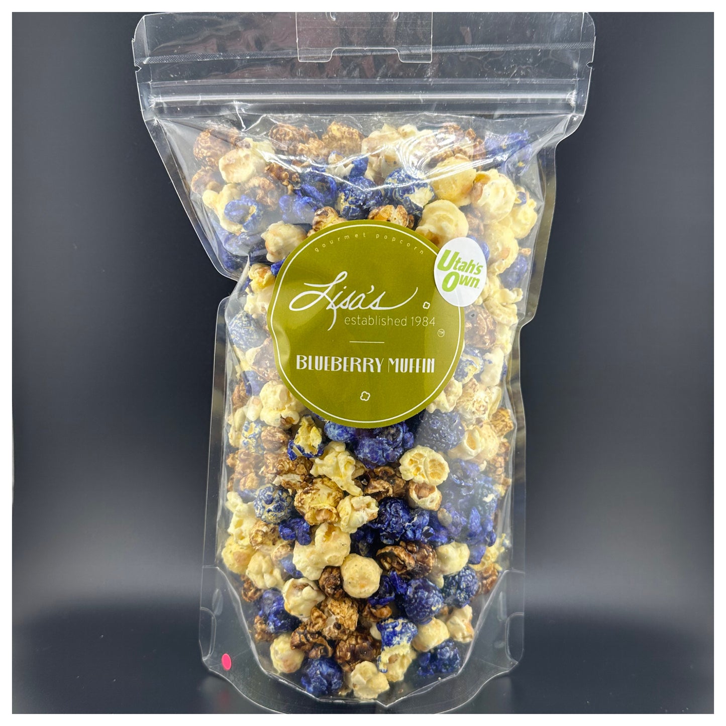 Lisa's Popcorn Blueberry Muffin 7 Cup Bag