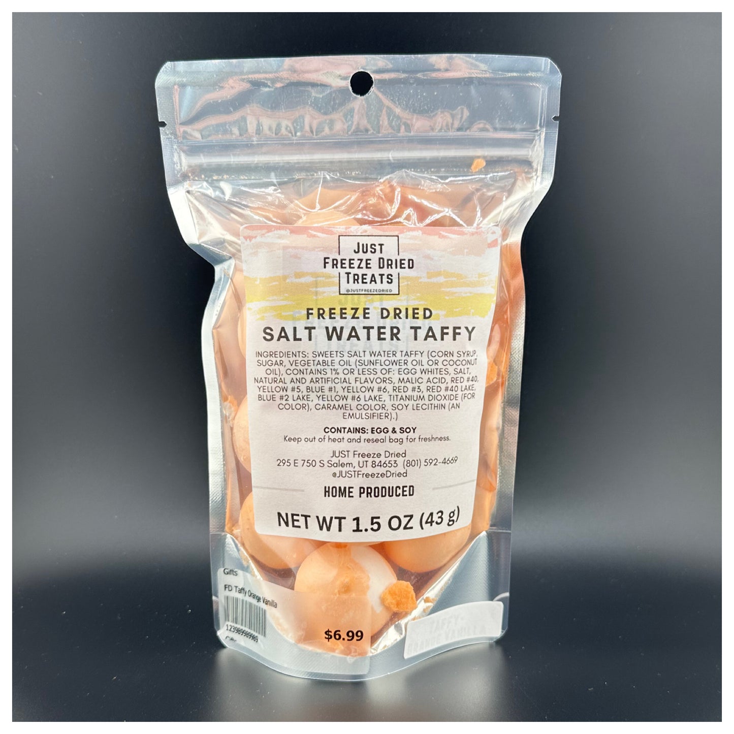 Just Freeze Dried Taffy Orange Vanilla