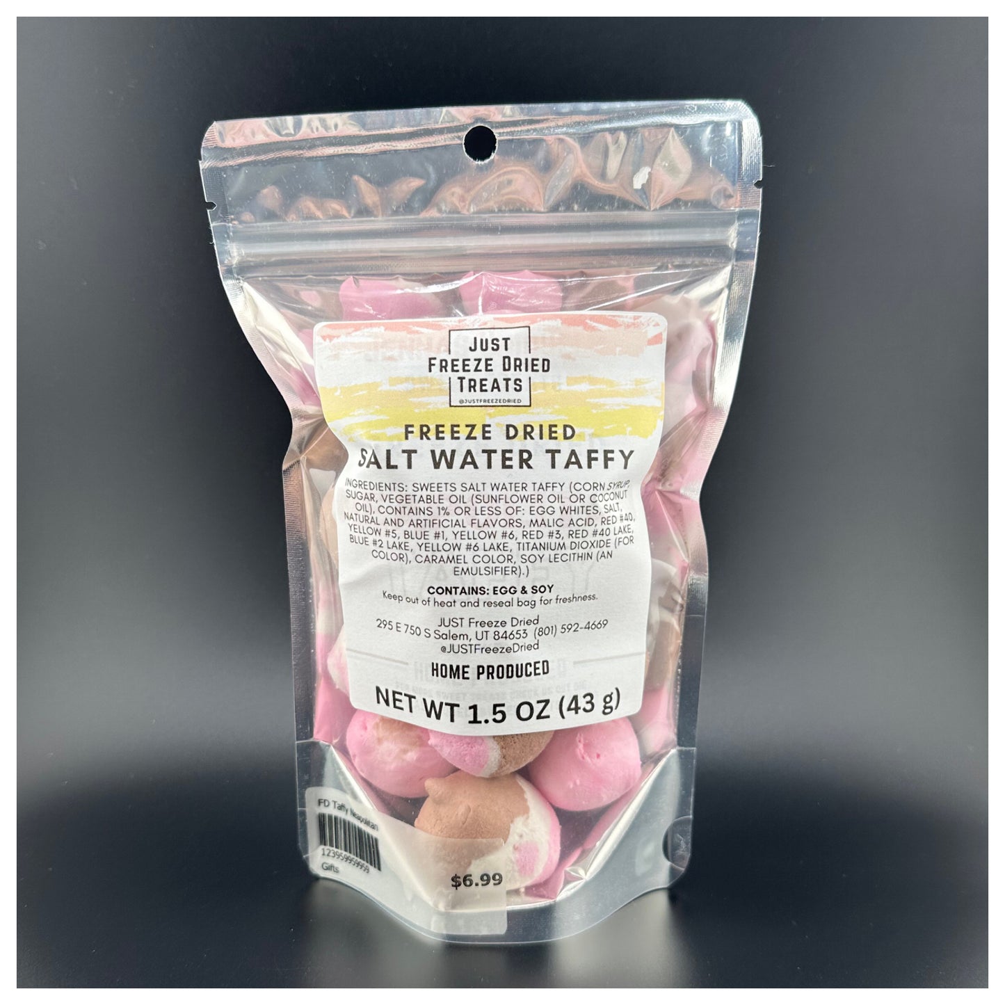 Just Freeze Dried Taffy Neopolitan