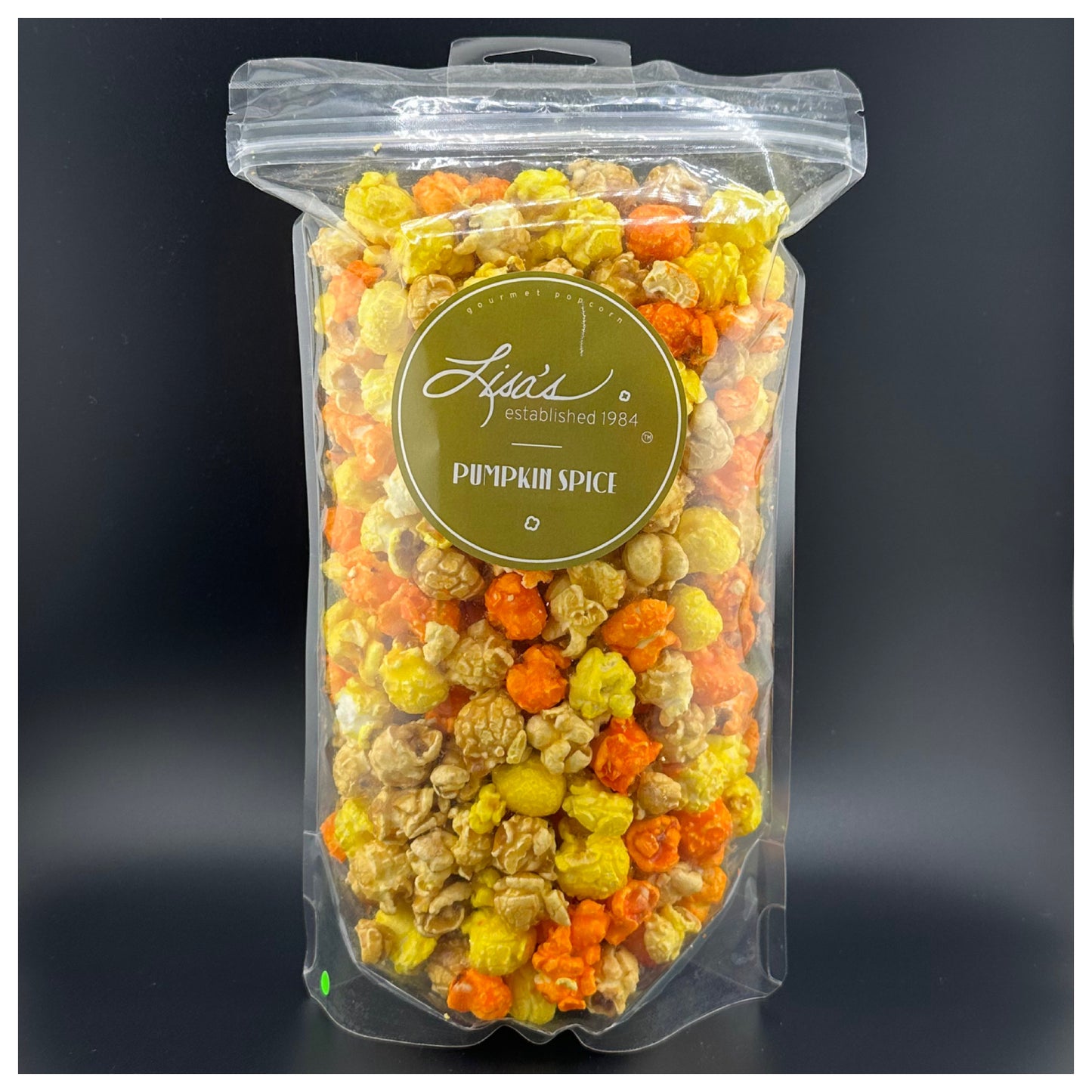 Lisa's Popcorn Pumpkin Spice 7 Cup Bag