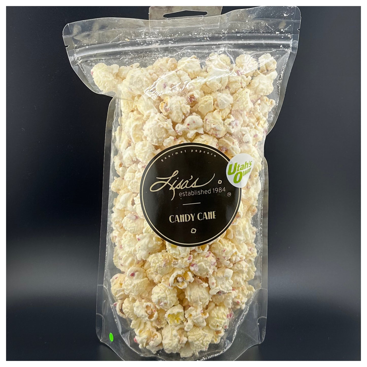 Lisa's Popcorn Candy Cane 7 Cup Bag